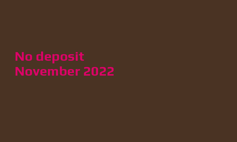 Latest Bob Casino no deposit bonus 2nd of November 2022