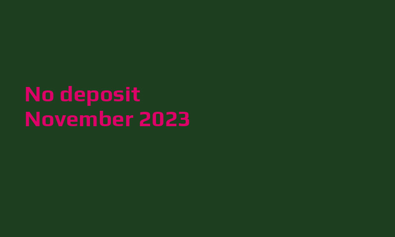 Latest Crocoslots no deposit bonus, today 1st of November 2023