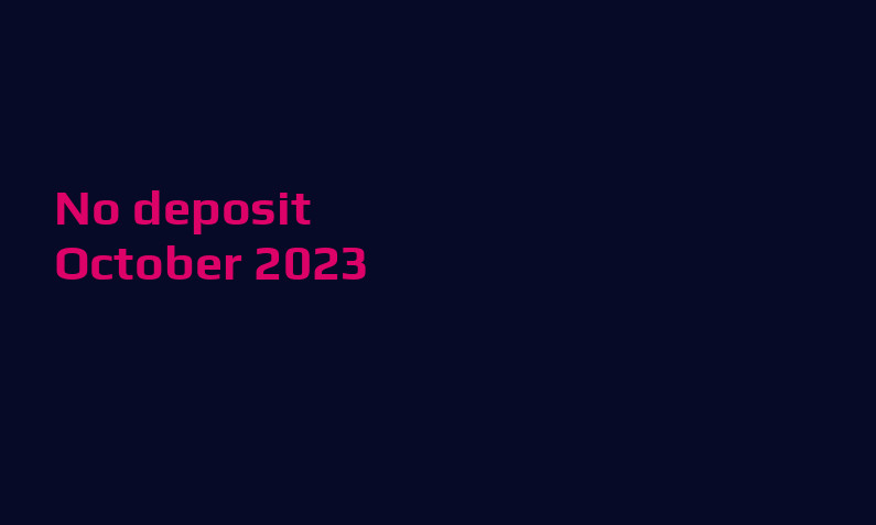 Latest CryptoZpin no deposit bonus- 1st of October 2023