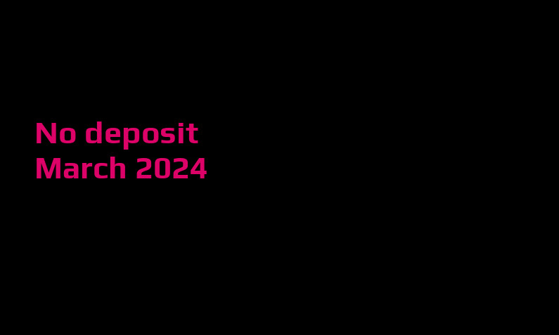 Latest El Royale no deposit bonus, today 23rd of March 2024
