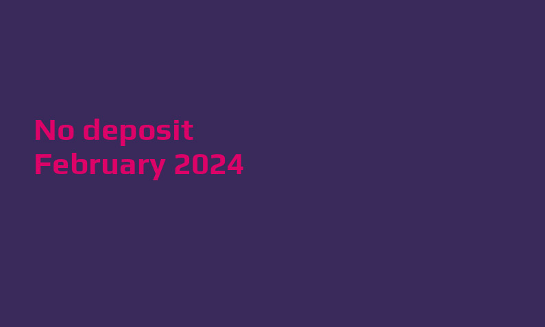 Latest no deposit bonus from Casitsu, today 1st of February 2024