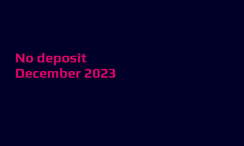 Latest no deposit bonus from ClubRiches 29th of December 2023