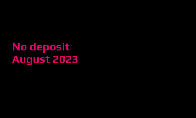 Latest no deposit bonus from Everum August 2023