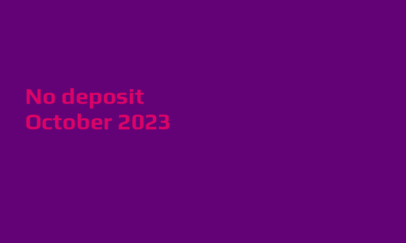 Latest no deposit bonus from Hit n Spin 13th of October 2023