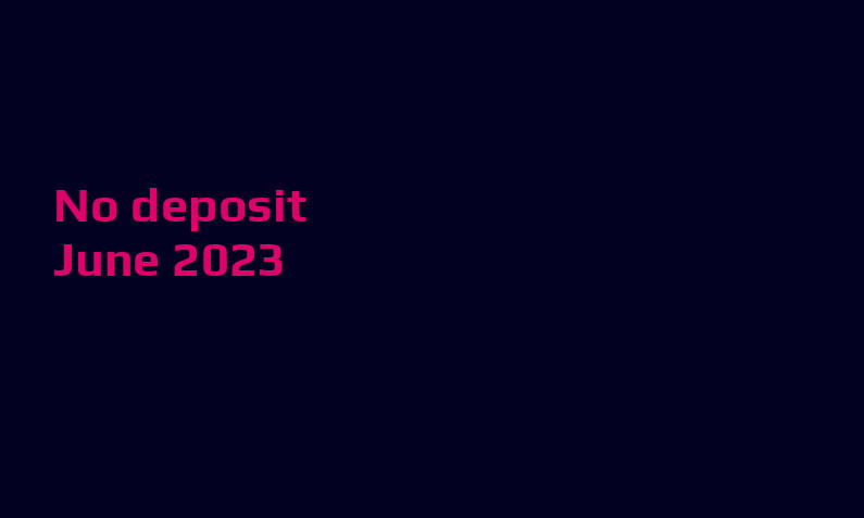 Latest no deposit bonus from Las Vegas USA June 2023