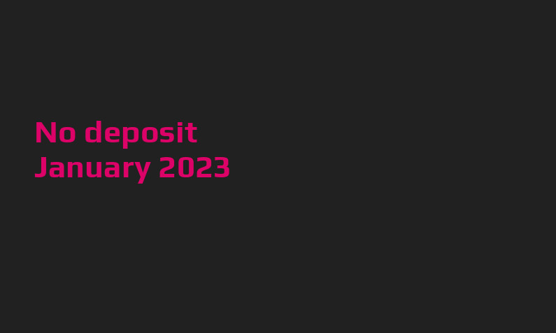 Latest no deposit bonus from N1Bet January 2023