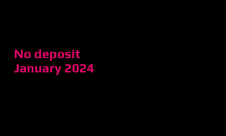 Latest no deposit bonus from PureCasino 24th of January 2024