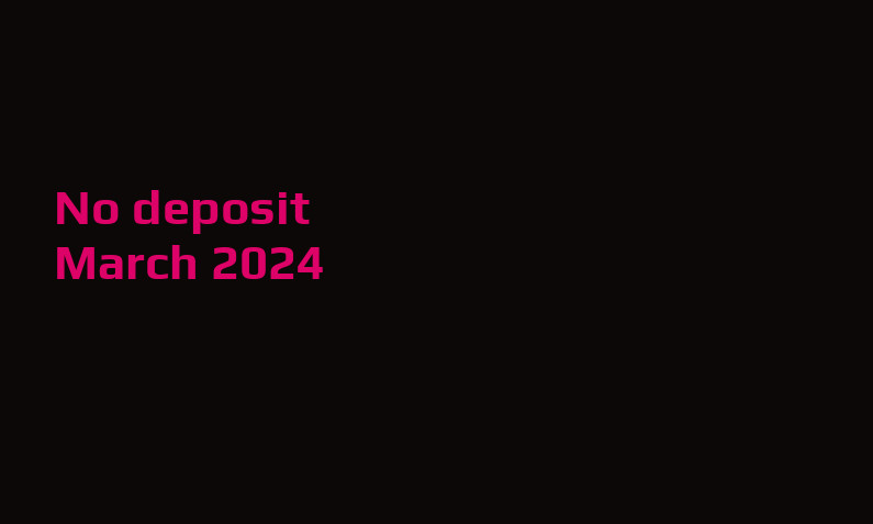Latest no deposit bonus from Red Dog Casino- 20th of March 2024