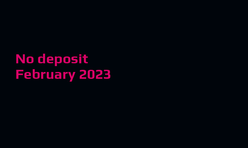 Latest no deposit bonus from Riobet- 18th of February 2023