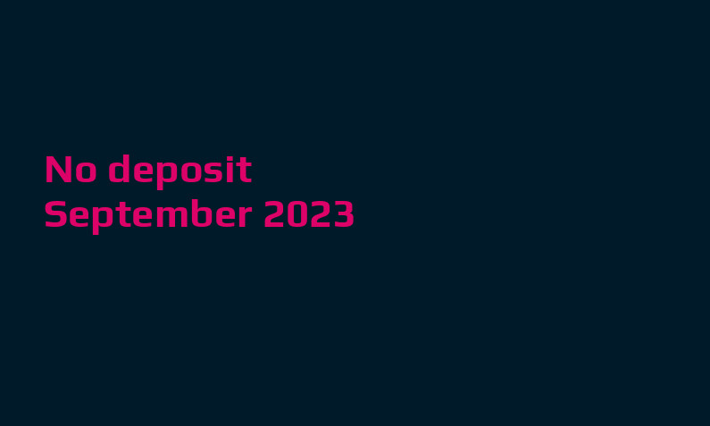 Latest no deposit bonus from Rollino, today 24th of September 2023