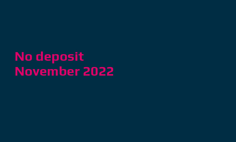 Latest no deposit bonus from ScratchMania Casino 8th of November 2022