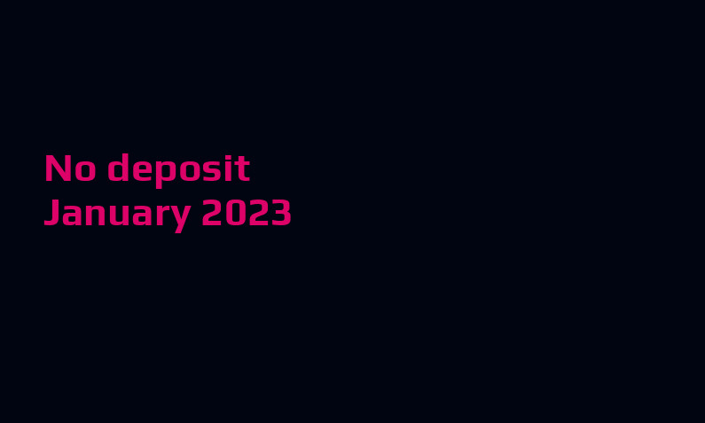 Latest no deposit bonus from Supernova Casino, today 4th of January 2023
