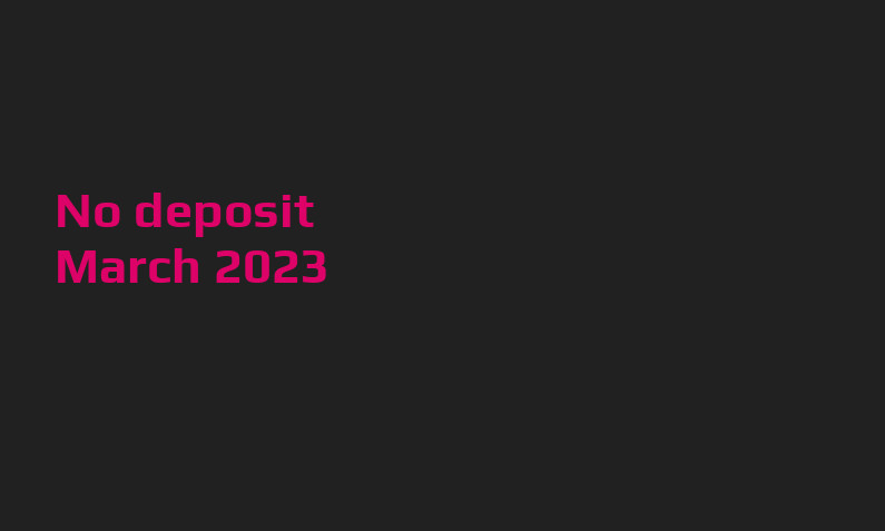 Latest Slotnite no deposit bonus March 2023