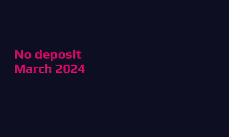 Latest Slots ag no deposit bonus March 2024